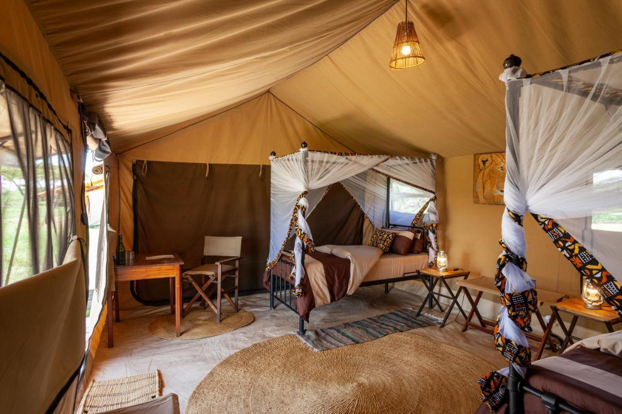 Gnu Mara River Camp Serengeti-Savanne Exterior foto